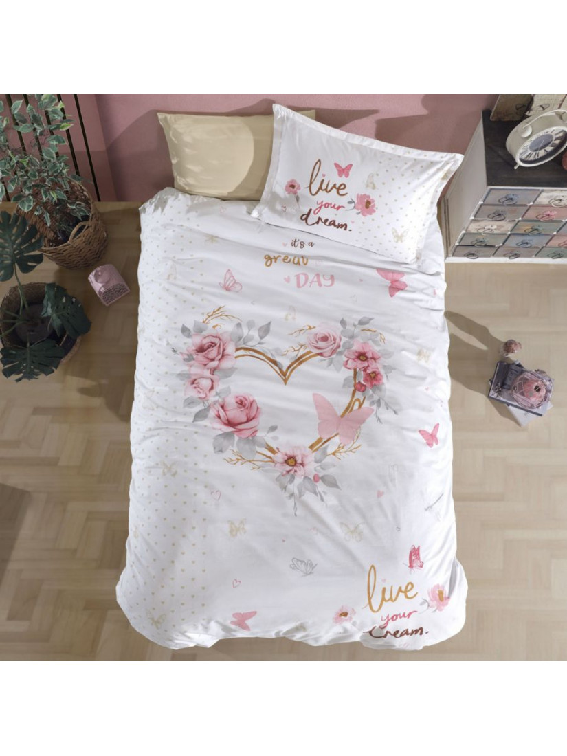 Clasy Dream —  Подростковый Полутороспальное комплект постельного белья из 100% хлопка